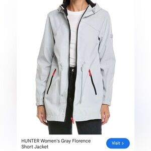 NWT Hunter Florence rain jacket size M